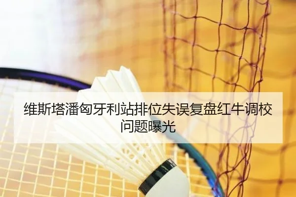 维斯塔潘匈牙利站排位失误复盘红牛调校问题曝光